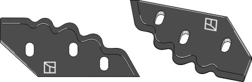 Fodder mixer knives, right