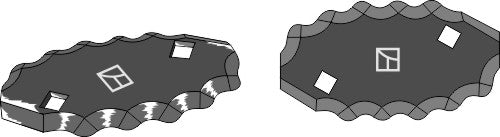 Fôrblanderkniver, venstre