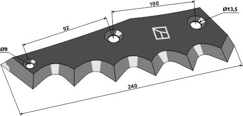 Kniver til fôrblandere