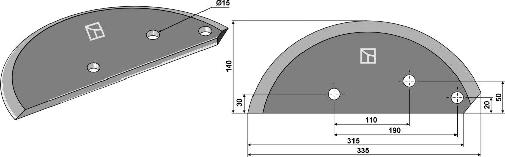 Kniver til fôrblandere