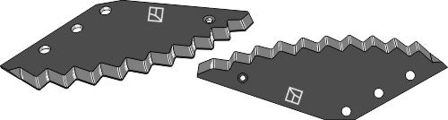 Food mixer knives - hard metal faced