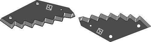 Food mixer knives - hard metal faced