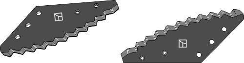 Food mixer knives - hard metal faced