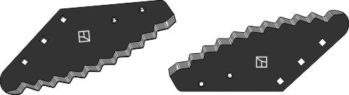 Køkkenmaskineknive - med hård metaloverflade