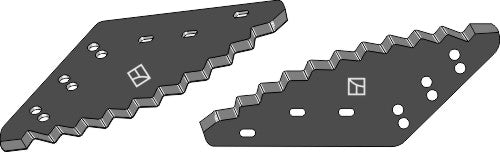 Food mixer knives - hard metal faced