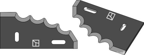 Food mixer knives, left