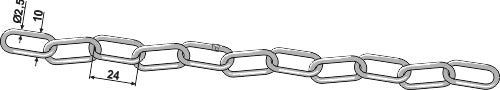 Safety-chain, galvanized