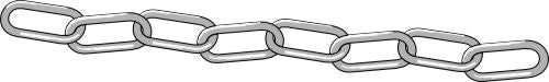 Safety-chain, galvanized