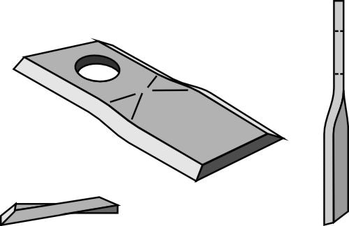 Rotorklippareblad 96x40 mm