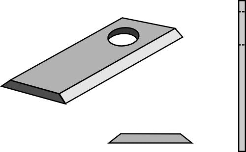 Rotary mower blade 90x40mm