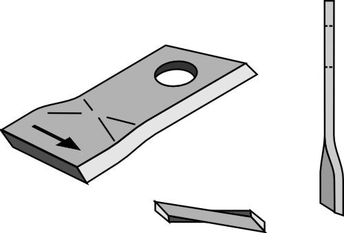 Pyörivä leikkuuterä 94x48mm