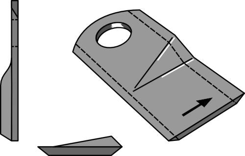 Pyörivä leikkuuterä 103 x 50 mm