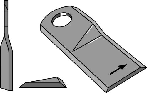 Rotorklippareblad 115x50 mm