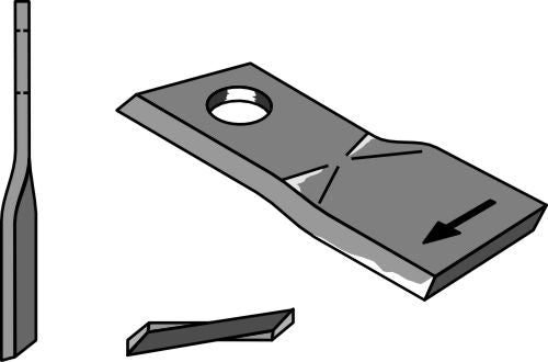 Pyörivä leikkuuterä 110x49mm