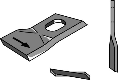 Pyörivä leikkuuterä 92x49mm