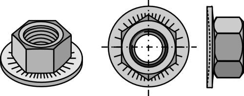 Sexkantsmutter - M12x1,75