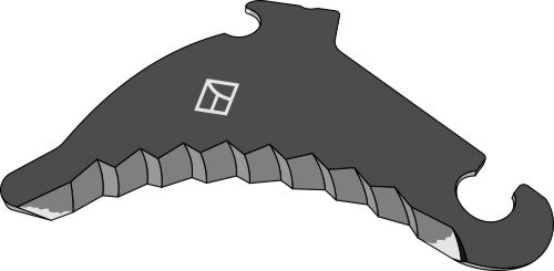 Rundbalspresskniv 335 mm