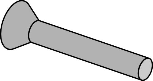 Upotettu niitti Ø5x35