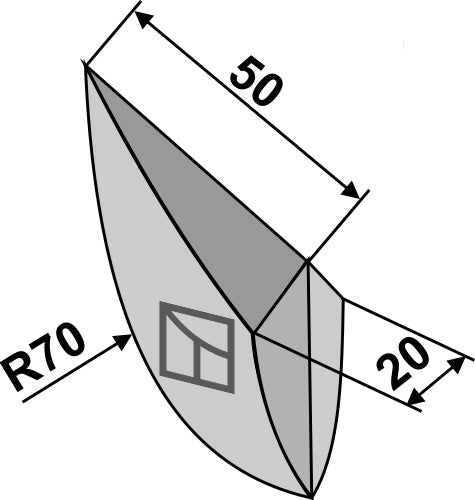 Wedge for seed shares