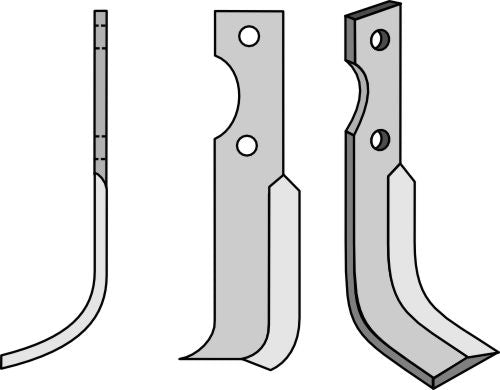 Blad 198x30mm, venstre