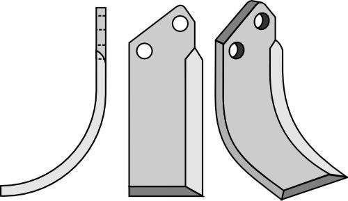 Blad 185 x 60 mm, vänster