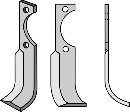Klinge 160 x 30 mm, højre model