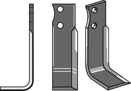 Klinge 188 x 50 mm, venstre