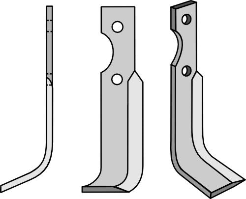 Klinge 165 x 25 mm, venstre
