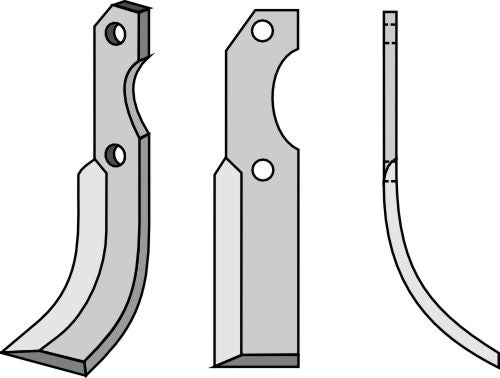 Terä 183 x 35 mm, oikea