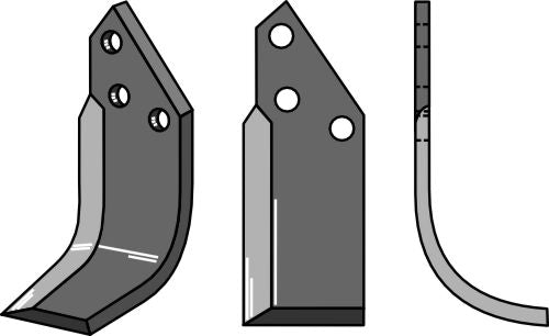 Terä 218 x 90 mm, oikea