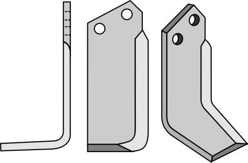 Blad 200x80mm, venstre