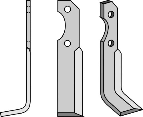 Klinge 200 x 35 mm, venstre