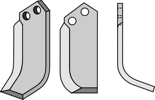 Terä 162 x 55 mm, oikea
