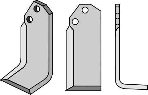 Klinge 160 x 50 mm, højre