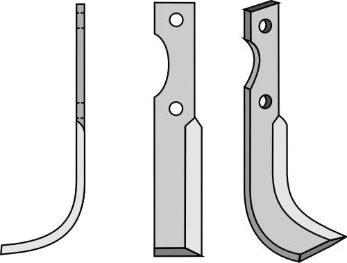 Klinge 194 x 30 mm, venstre
