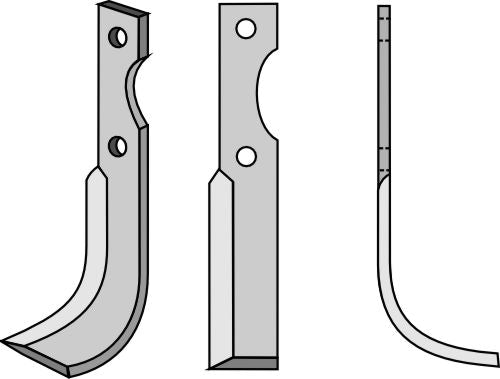 Klinge 194 x 30 mm, højre