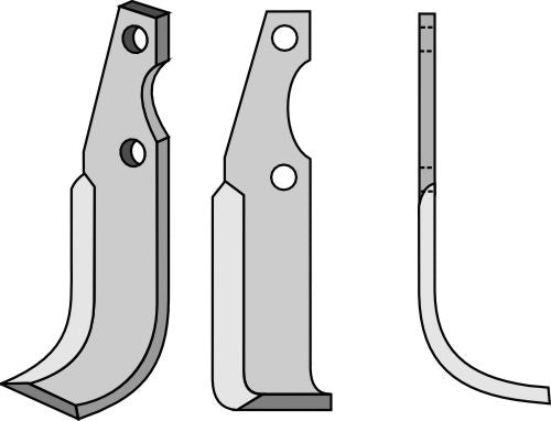Blade 200x50mm, right
