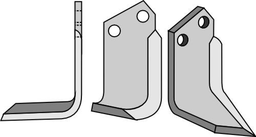 Terä 180 x 80 mm, vasen