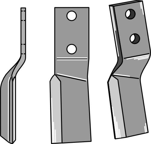 Roterende tind 200x50mm, venstre