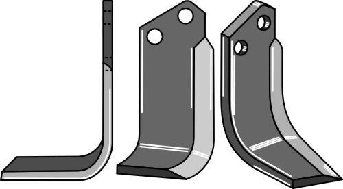 Klinge 182 x 80 mm, venstre