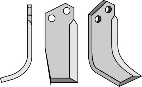 Blade 120x50mm, left