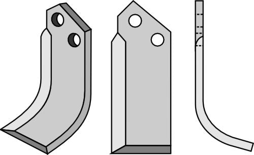 Blade 135x50mm, right