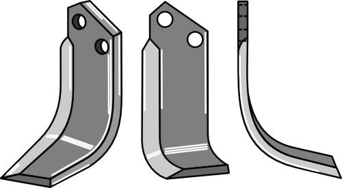 Blad 160 x 60 mm, höger