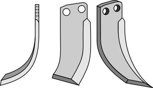 Blade 192x80mm, left