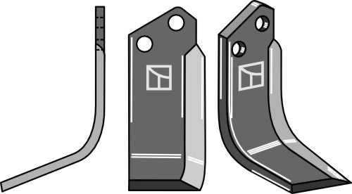 Klinge 210 x 105 mm, venstre