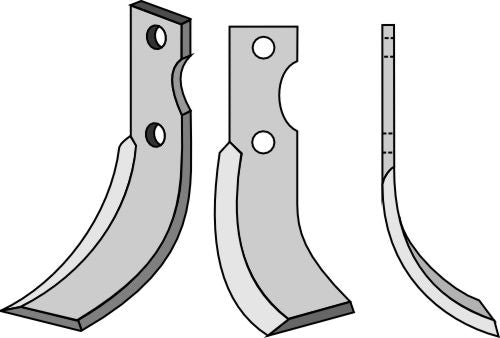 Blad 263 x 60 mm, höger