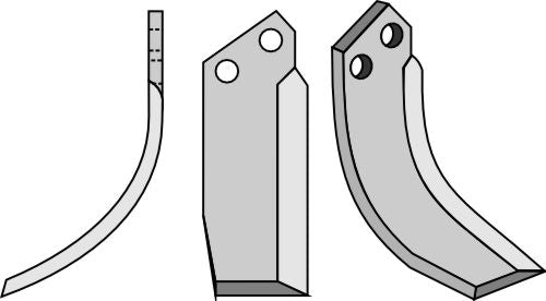 Blad 180x60mm, venstre