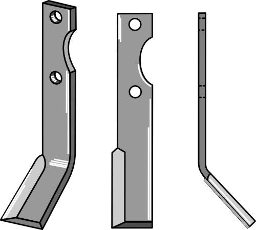 Klinge DURAFACE 265x40 mm, højre