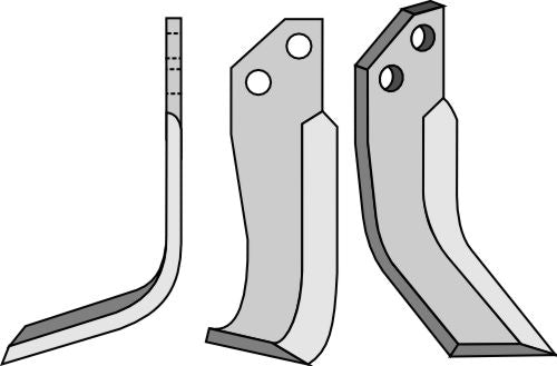 Blad 165x60mm, venstre