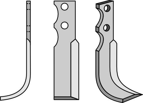 Terä 190 x 45 mm, vasen
